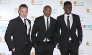 Cleverley, Young and Welbeck were pictured dancing in the streets after their team lost to Bayern Munich